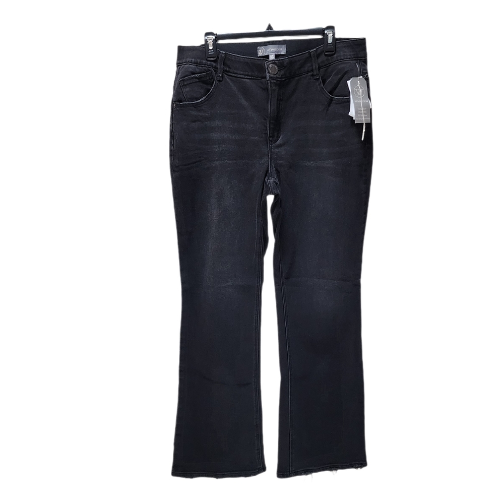 Wit & Wisdom Plus Size Itty Bitty More Bootcut Jeans High Rise Ab Solution 16W